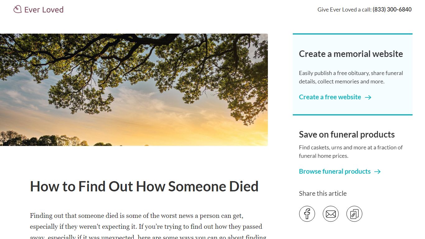 How To Find Out How Someone Died | Ever Loved